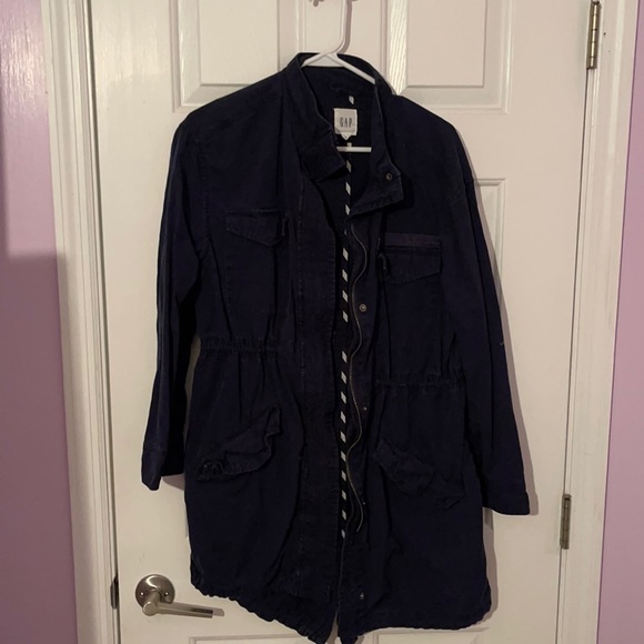 Navy Gap drawstring jacket - Picture 1 of 2